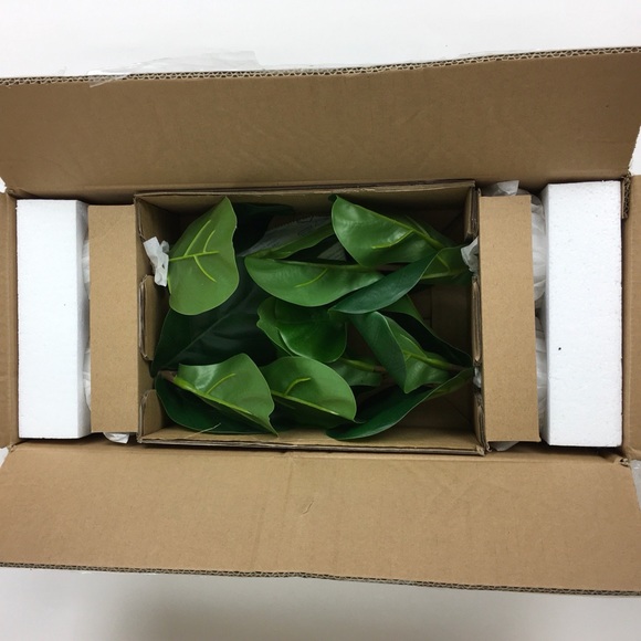 Artificial Fiddle-Leaf Fig In Ceramic Pot Lot of 4 - Picture 2 of 4